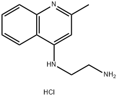 N*1*-(2-Methyl-quinolin-4-yl)-ethane-1,2-diaminedihydrochloride Struktur