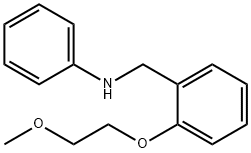 N-[2-(2-Methoxyethoxy)benzyl]aniline Struktur