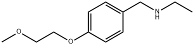 N-[4-(2-Methoxyethoxy)benzyl]-1-ethanamine Structure