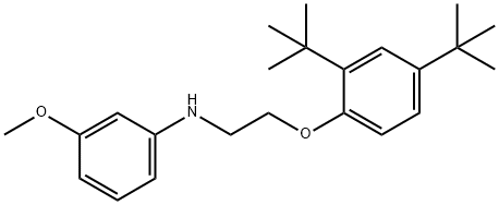 N-{2-[2,4-Di(tert-butyl)phenoxy]ethyl}-3-methoxyaniline Struktur