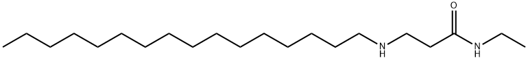 N-Ethyl-3-(hexadecylamino)propanamide Struktur