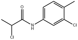 2-chloro-N-(3-chloro-4-methylphenyl)propanamide Struktur