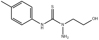 1-(2-hydroxyethyl)-N-(4-methylphenyl)hydrazinecarbothioamide Struktur