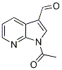 1-acetyl-1H-pyrrolo[2,3-b]pyridine-3-carbaldehyde Struktur