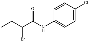 2-bromo-N-(4-chlorophenyl)butanamide Struktur