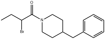 4-benzyl-1-(2-bromobutanoyl)piperidine Struktur