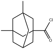 3,5-dimethyladamantane-1-carbonyl chloride Struktur