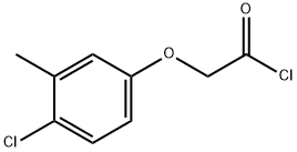 (4-chloro-3-methylphenoxy)acetyl chloride Struktur