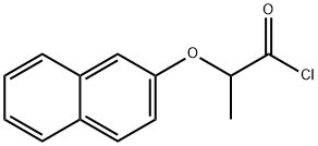 2-(2-naphthyloxy)propanoyl chloride Struktur