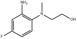 2-(2-Amino-4-fluoromethylanilino)-1-ethanol Struktur