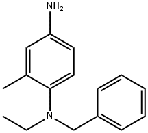 N-1-Benzyl-N-1-ethyl-2-methyl-1,4-benzenediamine Struktur