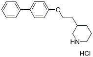 3-[2-([1,1'-Biphenyl]-4-yloxy)ethyl]piperidinehydrochloride Struktur