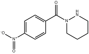 (4-Nitrophenyl)[tetrahydro-1(2H)-pyridazinyl]-methanone Struktur