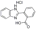 2-(1H-Benzoimidazol-2-yl)-benzoic acidhydrochloride Struktur