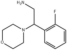 2-(2-Fluoro-phenyl)-2-morpholin-4-yl-ethylamine Struktur