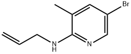 N-Allyl-5-bromo-3-methyl-2-pyridinamine Struktur