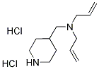 N-Allyl-N-(4-piperidinylmethyl)-2-propen-1-aminedihydrochloride Struktur