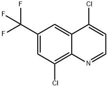 4,8-Dichloro-6-(trifluoromethyl)quinoline Struktur