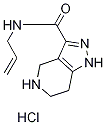 N-Allyl-4,5,6,7-tetrahydro-1H-pyrazolo[4,3-c]-pyridine-3-carboxamide hydrochloride Struktur