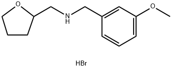 (3-Methoxy-benzyl)-(tetrahydro-furan-2-ylmethyl)-amine hydrobromide Struktur