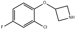 3-(2-Chloro-4-fluorophenoxy)azetidine Struktur