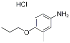 3-Methyl-4-propoxyaniline hydrochloride Struktur