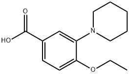 4-Ethoxy-3-piperidin-1-yl-benzoic acid Struktur