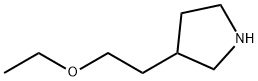 3-(2-Ethoxyethyl)pyrrolidine Struktur