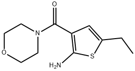 5-ethyl-3-(morpholin-4-ylcarbonyl)thiophen-2-amine Struktur