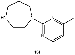 1-(4-Methyl-pyrimidin-2-yl)-[1,4]diazepane hydrochloride Struktur