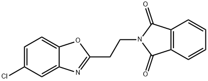 2-[2-(5-Chloro-1,3-benzoxazol-2-yl)ethyl]-1H-isoindole-1,3(2H)-dione Struktur