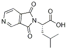 (2S)-2-(1,3-Dioxo-1,3-dihydro-2H-pyrrolo[3,4-c]-pyridin-2-yl)-4-methylpentanoic acid Struktur