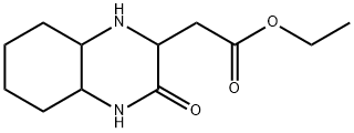 Ethyl (3-oxodecahydroquinoxalin-2-yl)acetate Struktur