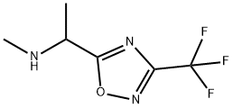 N-Methyl-1-[3-(trifluoromethyl)-1,2,4-oxadiazol-5-yl]ethanamine Struktur