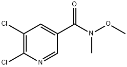 5,6-Dichloro-N-methoxy-N-methylpyridine-3-carboxamide|5,6-二氯-N-甲氧基-N-甲基吡啶-3-甲酰胺