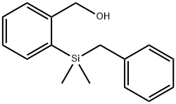 [2-(Benzyldimethylsilyl)phenyl]methanol Struktur