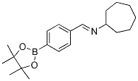 4-(Cycloheptyll)iminomethyl phenyl-boronic acid pinacol ester Struktur