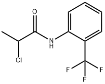 2-CHLORO-N-[2-(TRIFLUOROMETHYL)PHENYL]PROPANAMIDE Struktur