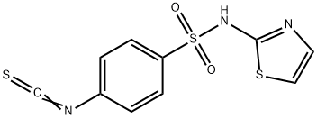 4-ISOTHIOCYANATO-N-1,3-THIAZOL-2-YLBENZENESULFONAMIDE Struktur