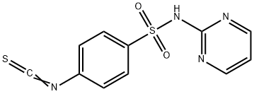 4-ISOTHIOCYANATO-N-PYRIMIDIN-2-YLBENZENESULFONAMIDE Struktur