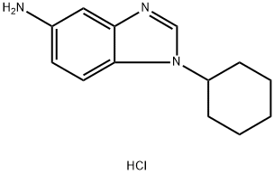 1-CYCLOHEXYL-1H-BENZOIMIDAZOL-5-YLAMINEDIHYDROCHLORIDE Struktur