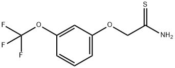 2-[3-(trifluoromethoxy)phenoxy]ethanethioamide Struktur