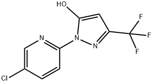 1-(5-chloro-2-pyridinyl)-3-(trifluoromethyl)-1H-pyrazol-5-ol Struktur