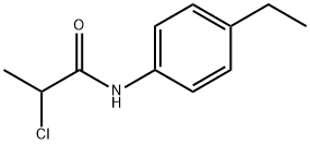 2-Chloro-N-(4-ethylphenyl)propanamide Struktur