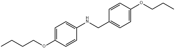 4-Butoxy-N-(4-propoxybenzyl)aniline Struktur