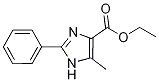 Ethyl 5-methyl-2-phenyl-1H-imidazole-4-carboxylate Struktur