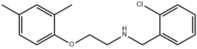 N-(2-Chlorobenzyl)-2-(2,4-dimethylphenoxy)-1-ethanamine Struktur