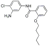 N-(3-Amino-4-chlorophenyl)-2-(pentyloxy)benzamide Struktur