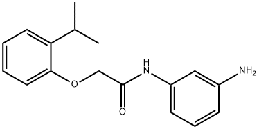 N-(3-Aminophenyl)-2-(2-isopropylphenoxy)acetamide Struktur