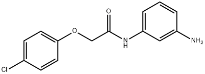 N-(3-Aminophenyl)-2-(4-chlorophenoxy)acetamide Struktur